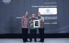 Mitsui Leasing Raih Penghargaan Indonesia Best Multifinance Awards 2025
